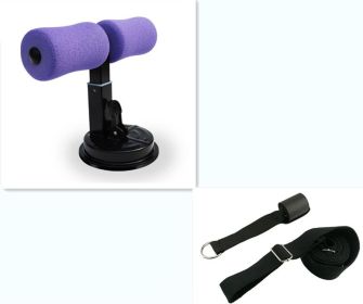 Sit Up Bar Trainer (Option: Purple with black tension band)