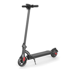 6.5Inch Electric Scooter 36V 5AH 250W Foldable E-scooter For Adults&Teenagers, Two Wheels, Max Speed 12mph & Range 13 Miles, 220Lbs Max Load (Color: Black)