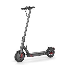 Lightweight 8.5'' Electric Scooter 36V 7.5AH 350W For Adults Foldable Commuting Escooter, Max Speed 16mph & Range 17 Miles, 220Lbs Max Load (Color: Black)