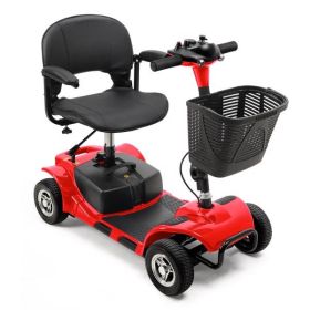 4-wheel Mobile Scooter, Temu Banned From Sale (Color: Red)