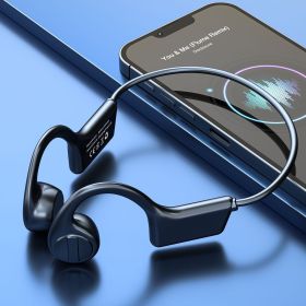 X7 Wireless Bone Conduction Sports Headphones; For Cycling; Workouts And Night Running; Sweat Resistant Earphones With Built-in Noise Cancelling (Color: Orange)