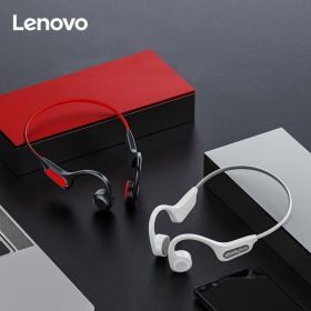 Original Lenovo Thinkplus X3 Pro Bone Conduction Wireless Earphone; Over Ear Sports Headphones; Open Ear Headphones Wireless BT For Runing; Gym W (Color: White)
